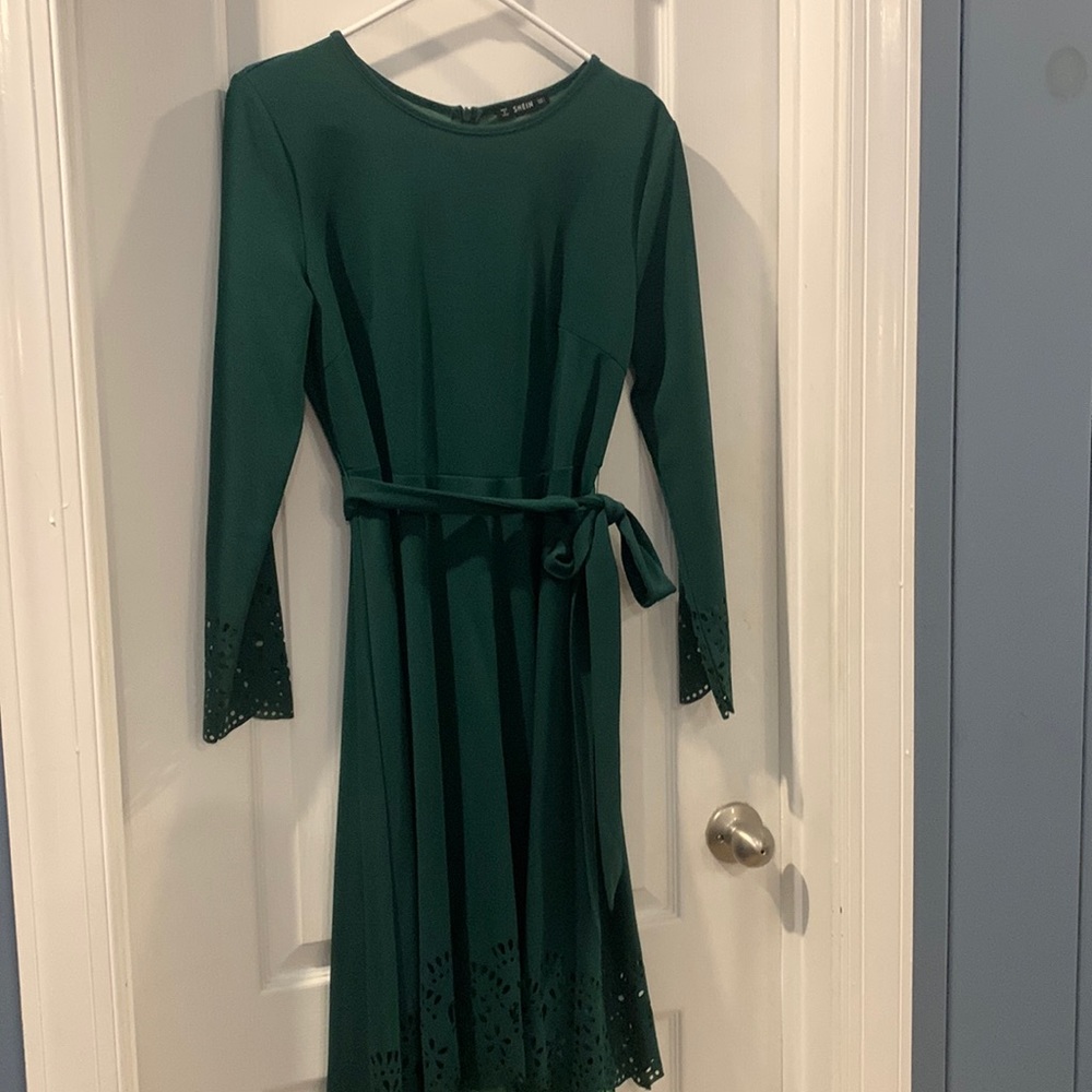 Shein High Low Dress with Scalloped Detail